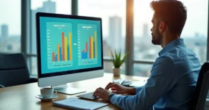 Contador analisando quadro comparativo entre regimes cumulativo e não cumulativo de PIS e COFINS